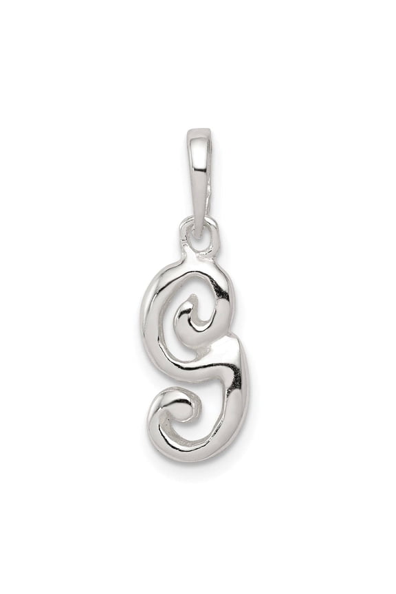 FJC Finejewelers Sterling Silver Initial G Pendant Necklace - Chain Included