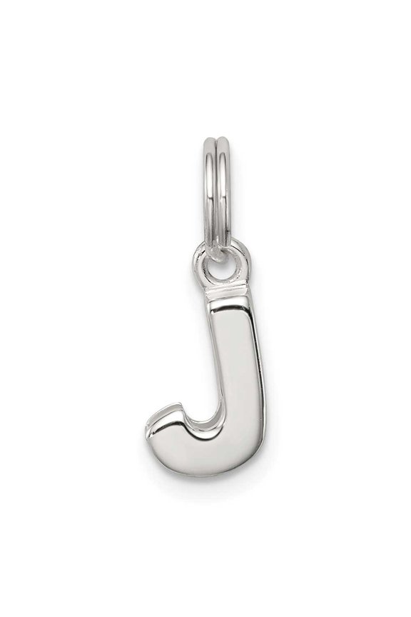 Sterling Silver Letter J Initial Charm QC8460J