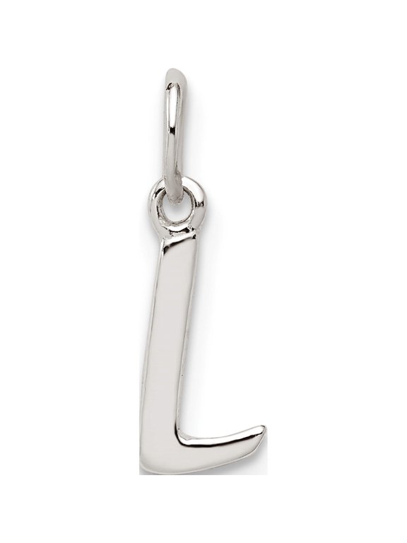 Sterling Silver Letter L Initial Charm