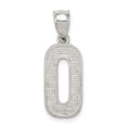 thumbnail image 1 of Sterling Silver Letter O Initial Pendant Charm, 1 of 4