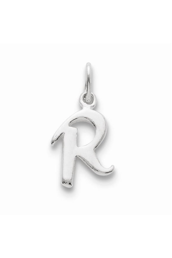 Sterling Silver Initial R Pendant
