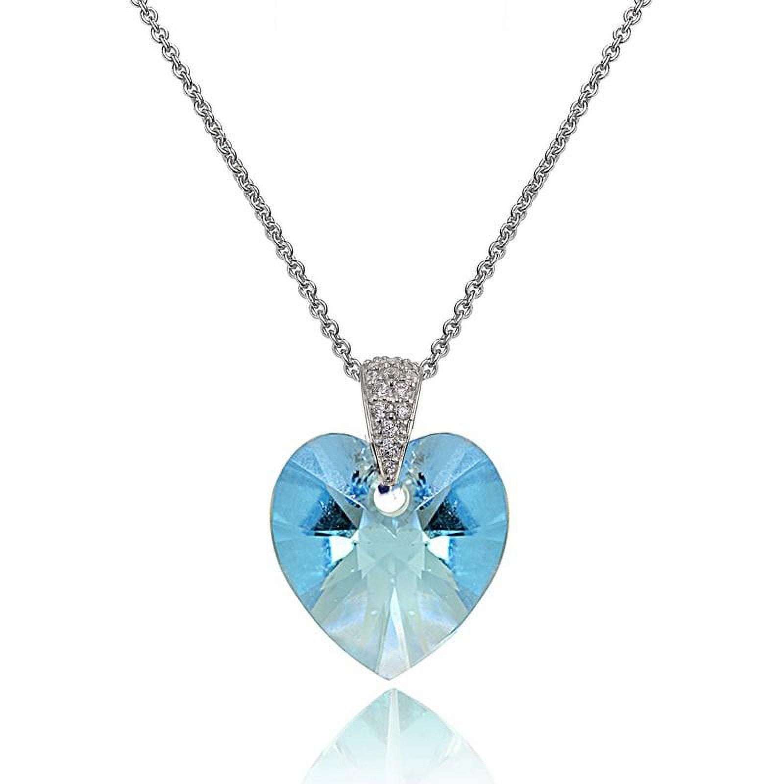 Elisa Silver Pendant Necklace in London Blue Glass | Kendra Scott