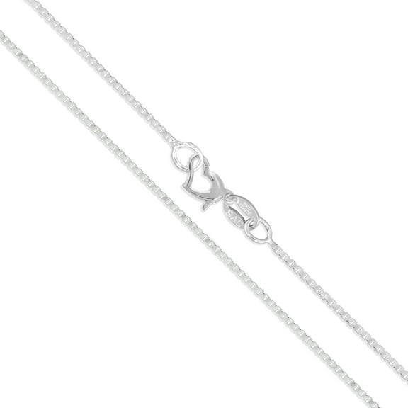 Sterling Silver Light Cable Chain 1.4mm Solid 925 Rolo Link Wide Valentine's Day Love Heart Clasp Necklace 30" Female