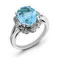 thumbnail image 1 of Sterling Silver Rhodium Sky Blue Topaz & Diam. Ring QR3313LSBT, 1 of 2