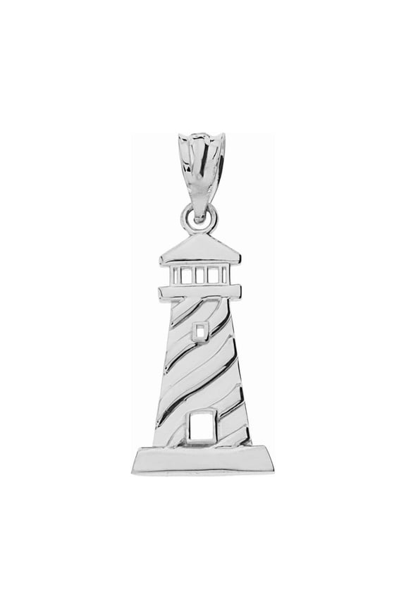 Sterling Silver Lighthouse Pendant