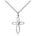 thumbnail image 1 of Sterling Silver Lite Curb Chain 3/4 x 1/2 inches with Sterling Silver Lite Curb Chain, 1 of 1