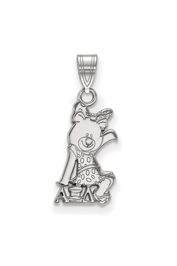 Sterling Silver LogoArt Alpha Xi Delta Sorority Symbol Small Pendant Charm