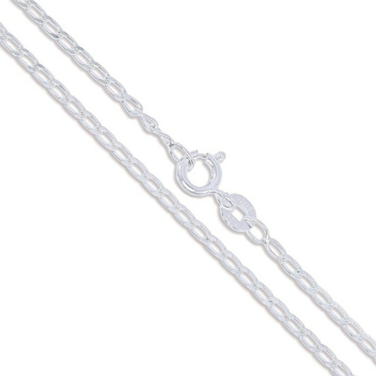Wholesale Silver Necklace, Sterling Silver Necklace Chain-tiny Curb Bulk  Necklace Chains Save 30% 36 Inches 25 Chains SKU: 601001-36 