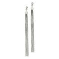thumbnail image 1 of Sterling Silver Long Linear Fancy Dangle Post Earrings Sterling Silver Earrings, 1 of 1