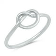 thumbnail image 1 of Sterling Silver Love Knot Promise Ring Size 5, 1 of 3