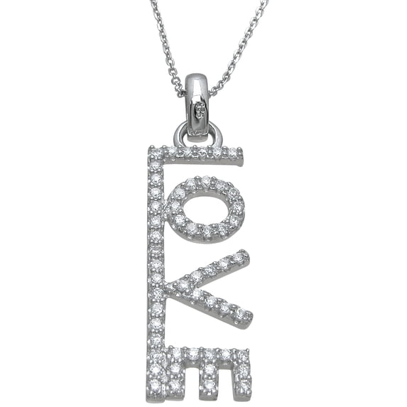 Sterling Silver Love Necklace & Mom Gifts From Daughter