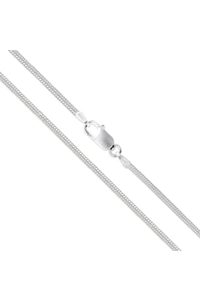 Sterling Silver Magic Snake Chain 1.5mm Solid 925 Italy Round Flexible Necklace 16" Jewelry Female