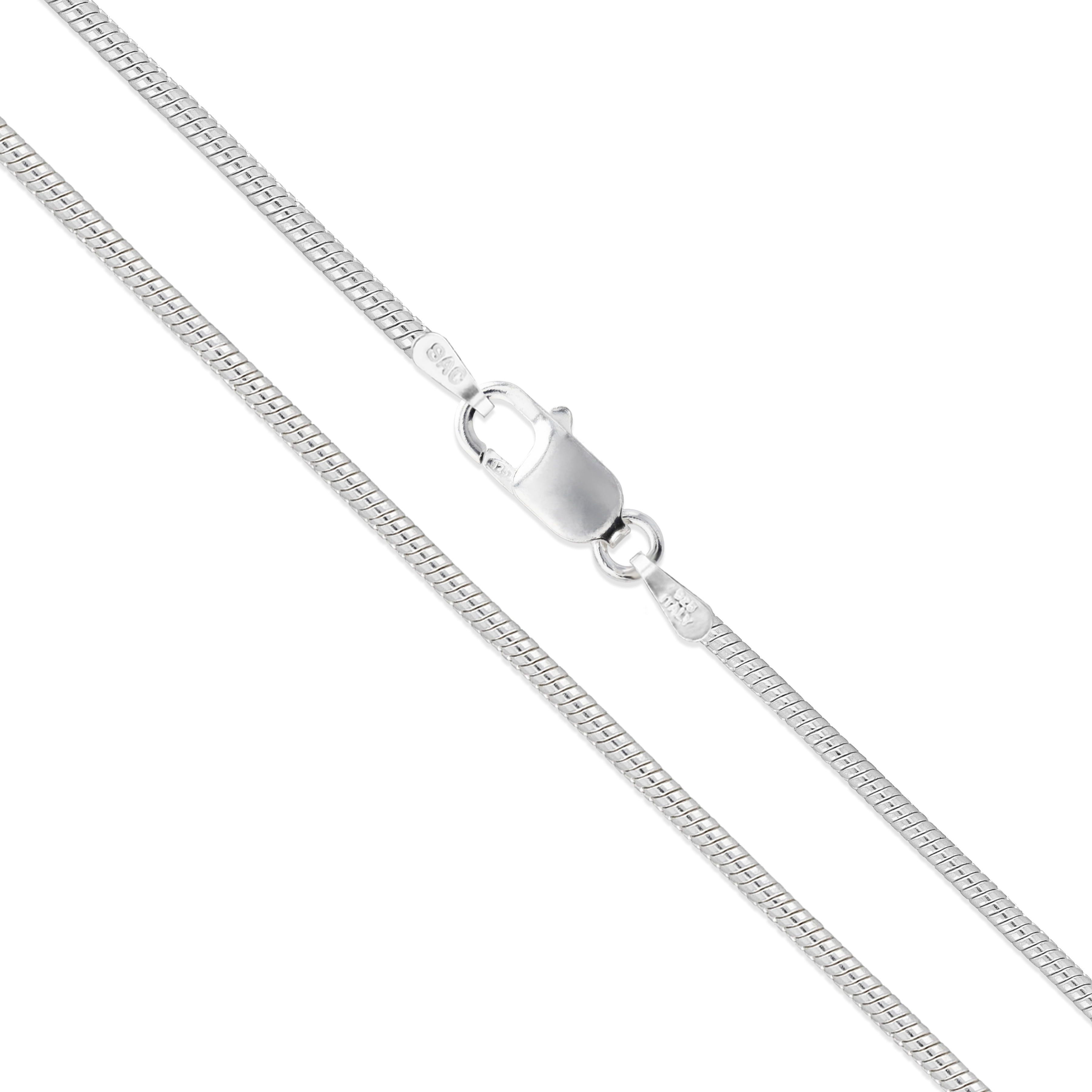 Sterling Silver Magic Snake Chain 1mm Solid 925 Italy Brazilian Necklace 28" Jewelry Female Unisex
