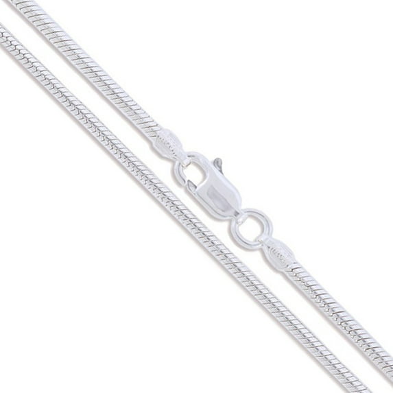 Sterling Silver Magic Snake Chain 2.2mm 925 Italy Brazilian Necklace 26" Jewelry Female Unisex