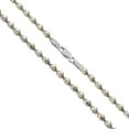 thumbnail image 1 of Sterling Silver Magic Twist Rope Chain 4.2mm Solid 925 Italy 2 Tone Necklace 24" Jewelry Female, 1 of 5