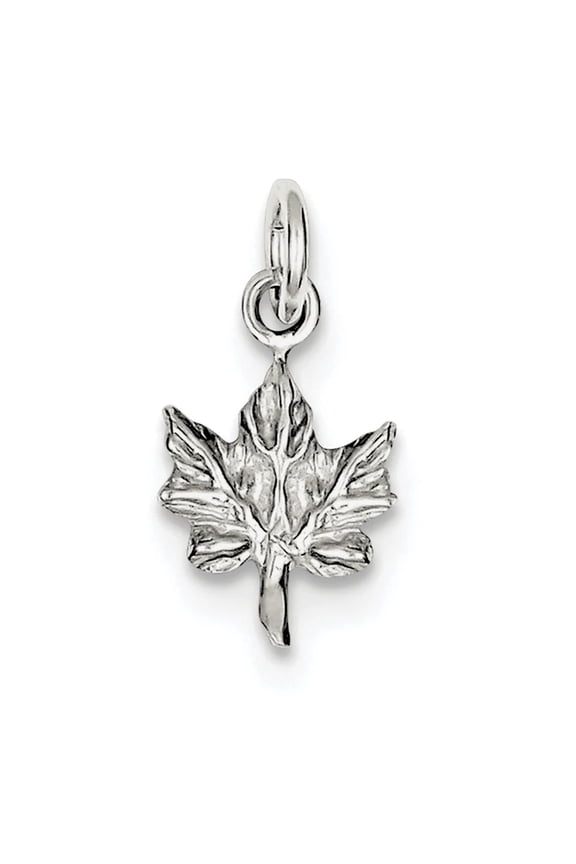 Sterling Silver Maple Leaf Charm QC1015