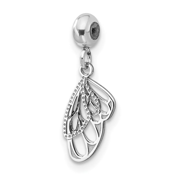 Sterling Silver MeMi Butterfly Wings Charm Pendant