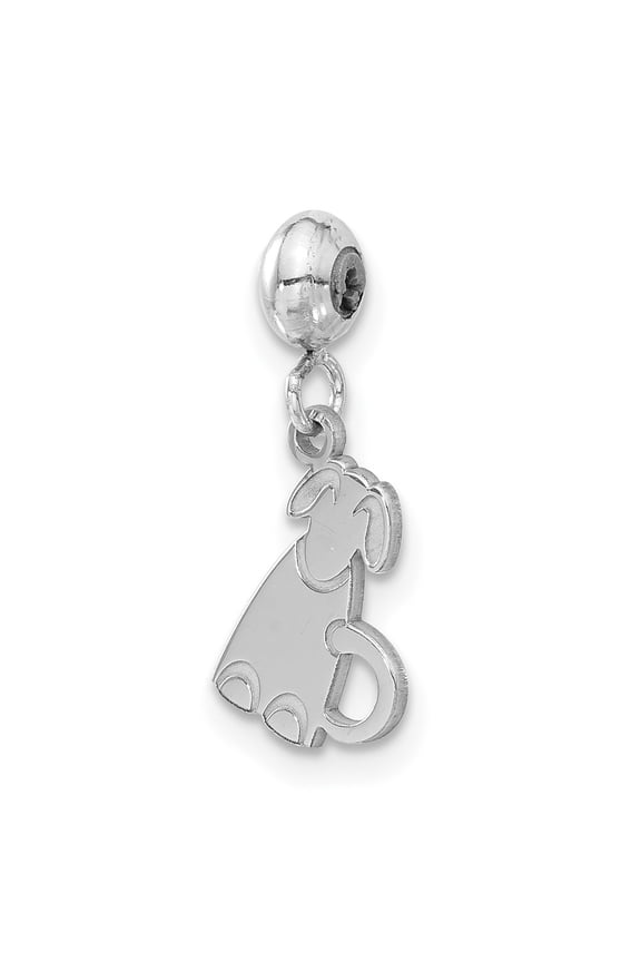 Sterling Silver MeMi Dog Charm Pendant