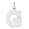 thumbnail image 1 of Sterling Silver Medium Block Initial G Charm, 1 of 3