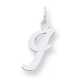 thumbnail image 1 of Sterling Silver Medium Script Initial Letter I Charm, 1 of 5