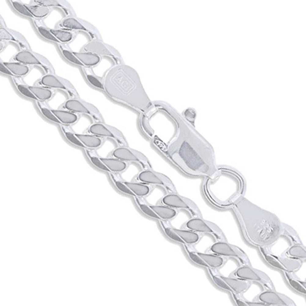 Sterling Silver Mens Heavy Curb Chain Solid Pakistan Ubuy