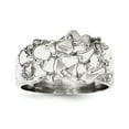 thumbnail image 1 of Sterling Silver Men's Nugget Ring QR4444, 1 of 3