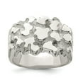 thumbnail image 1 of Sterling Silver Mens Nugget Ring - 13.6 Grams - Size 9 - Measures 5.2mm Wide, 1 of 2