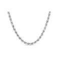 thumbnail image 1 of Sterling Silver Mens Rope 120 Gauge Chain Necklace 22 Inches, 1 of 2