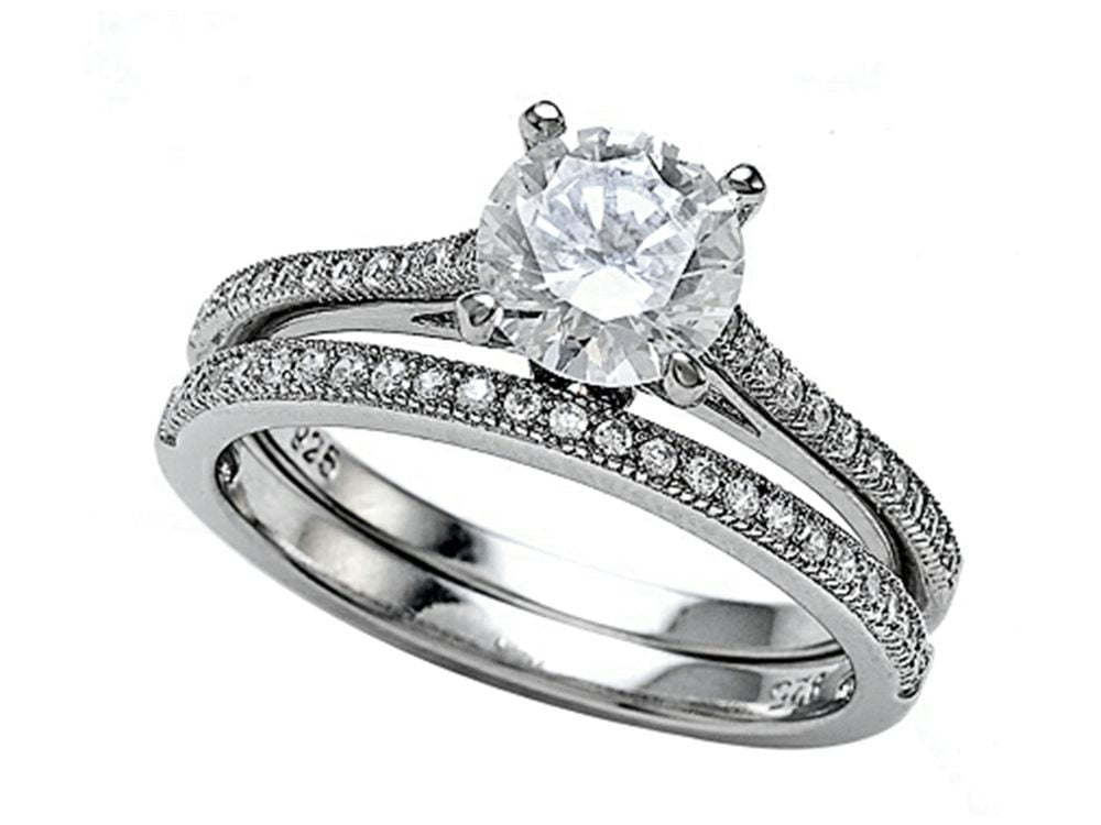 Zoe R 925 Sterling Silver Micro Pave Hand Set Cubic Zirconia CZ