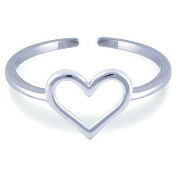 Sterling Silver Minimalist Heart Ring