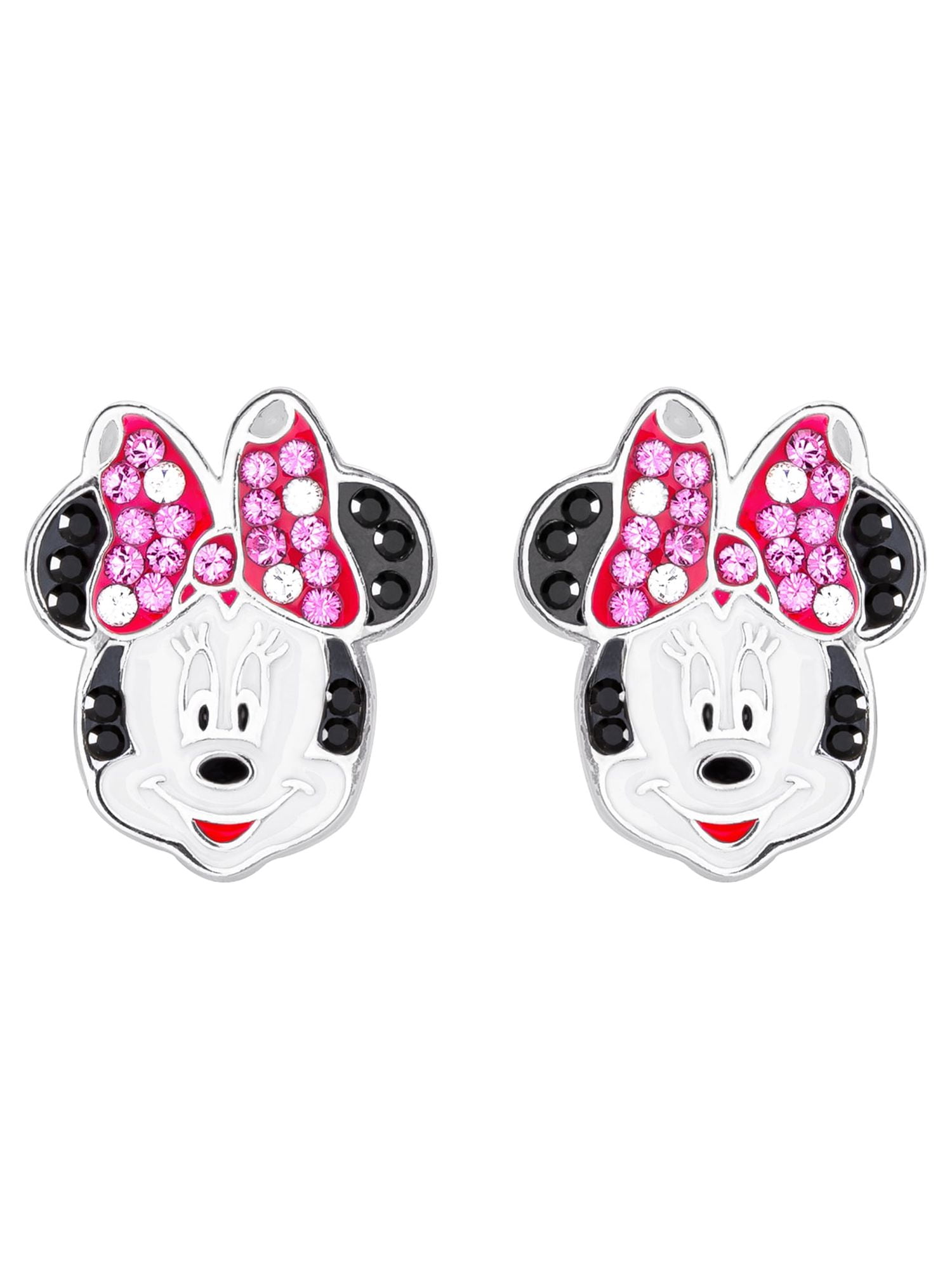 Minnie Mouse Icon Stud Earrings for Kids by CRISLU | Disney Store