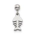 thumbnail image 1 of Sterling Silver Mio Memento Dangle Fish Charm Pendant, 1 of 1