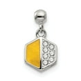 thumbnail image 1 of Sterling Silver Mio Memento Enamel CZ Dangle Charm Pendant, 1 of 1