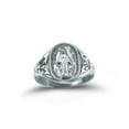 thumbnail image 1 of Sterling Silver Miraculous Medal Ring, Size 11, 1 of 6
