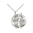 thumbnail image 1 of Sterling Silver Miz Pah Pendant 1 x 1 inches with Sterling Silver Lite Curb Chain, 1 of 1
