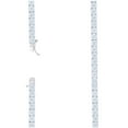 thumbnail image 1 of Sterling Silver Moissanite Tennis Chain 5mm Size 22 Inches, 1 of 1