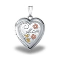 thumbnail image 1 of Sterling Silver "Mom" Heart Locket - 3/4 Inch x 3/4 Inch, 1 of 2