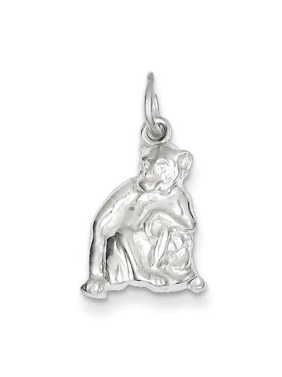 Sterling Silver Monkey Charm QC915