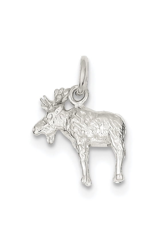 Sterling Silver Moose Charm