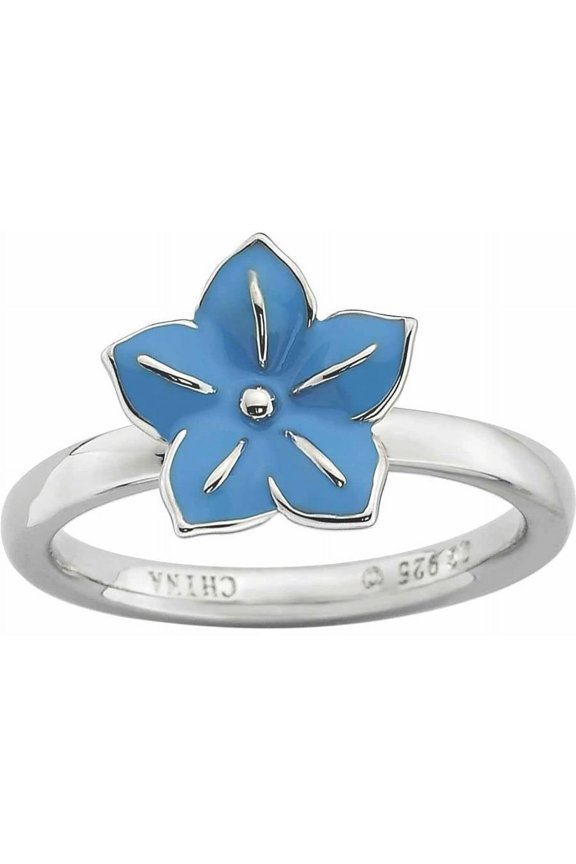 Sterling Silver Morning Glory Ring