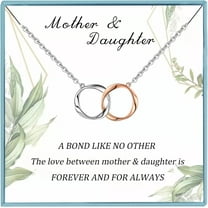 Sterling Silver Mother Day Gift for Mom, Mom Gift from Son, Mother Daughter Necklace as Giift for Daughter Mommy, Mothe r Son Necklace as Mommy Birthday, Mama Present from Daughteer