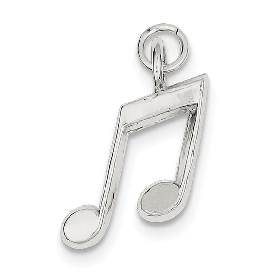 Sterling Silver Music Notes Charm QC775