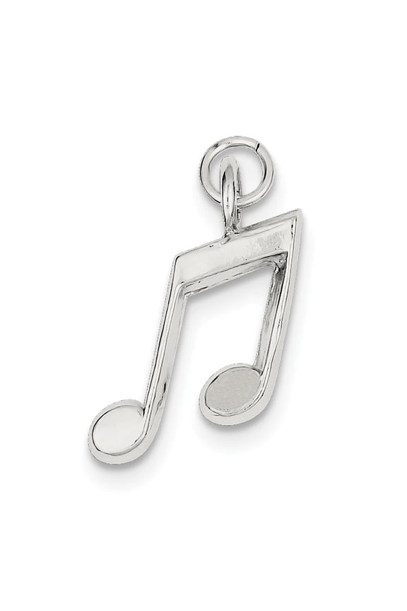 Sterling Silver Music Notes Charm QC775