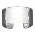 thumbnail image 1 of Sterling Silver Nonpiercing Flat Hammered Band Band Ear Cuff, 1 of 1