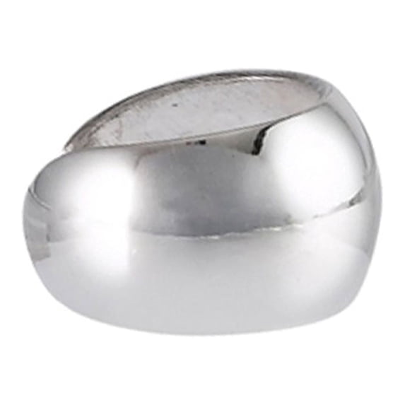 Sterling Silver Nonpiercing Upper Ear Graduated Plain High Polished Ear Cuff Wrap