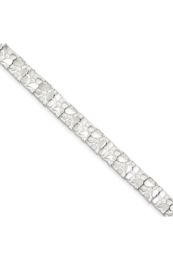 Sterling Silver Nugget Bracelet