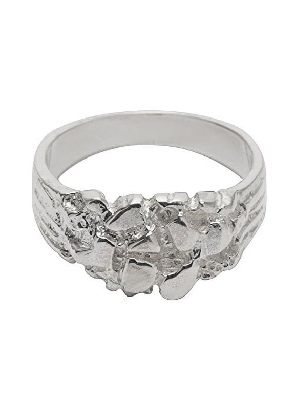 Sterling Silver Nugget Ring