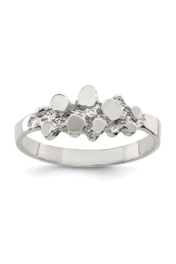 Sterling Silver Nugget Ring