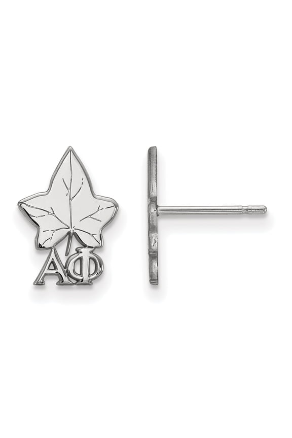 Sterling Silver Official Licensed Greek Sororities Alpha Phi (??) XS Post Earrings