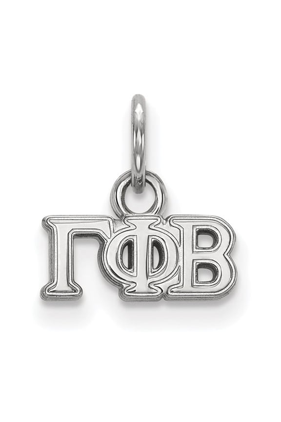 Sterling Silver Official Licensed Greek Sororities Gamma Phi Beta (???) XS Pendant